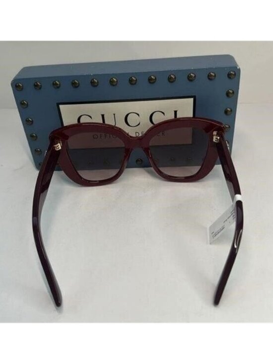 New Authentic Gucci Oversized GG0327S 006 Butterfly Sunglasses main image 4